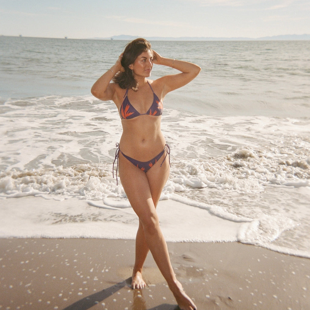 Reversible Bird of Paradise Triangle Top