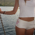 Pink Plumeria Boyshort