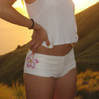 Pink Plumeria Boyshort
